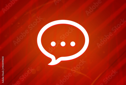 Photos Talk icon isolated on abstract red gradient magnificence background