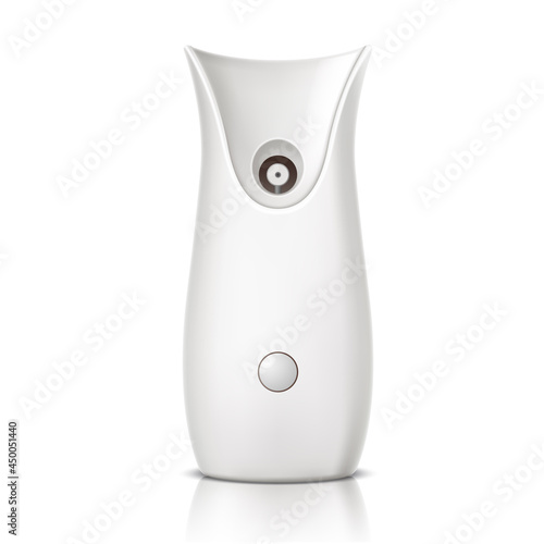 Vector realistic air freshener spray blank mock up