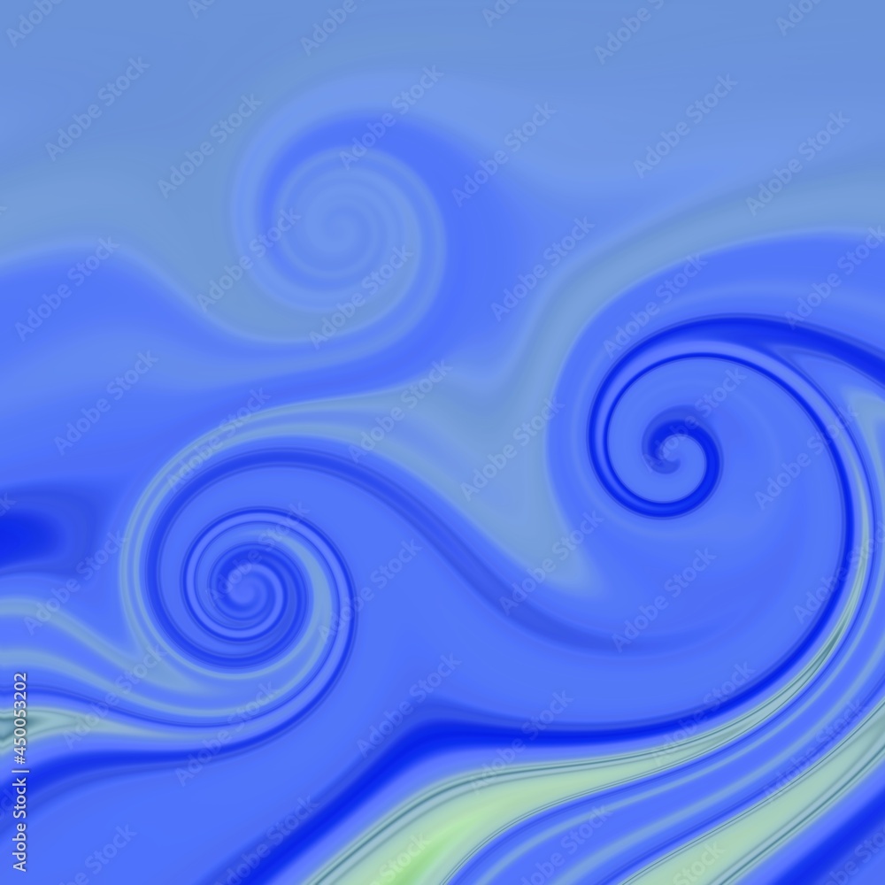 Fototapeta premium A unique abstract illustration. Original wallpapers. A screensaver mobile devices. A beautiful image will decorate design projects and ideas. A unique combination of lines, waves of curves, textures.