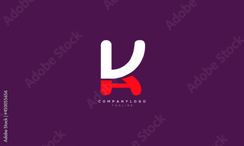 VA, AV, VAK, Abstract initial monogram letter alphabet logo design