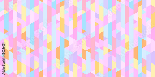 Wallpaper of the surface. Tile background. Seamless polygonal pattern. Print for polygraphy, posters, banners and textiles. Unique texture. Doodle for work