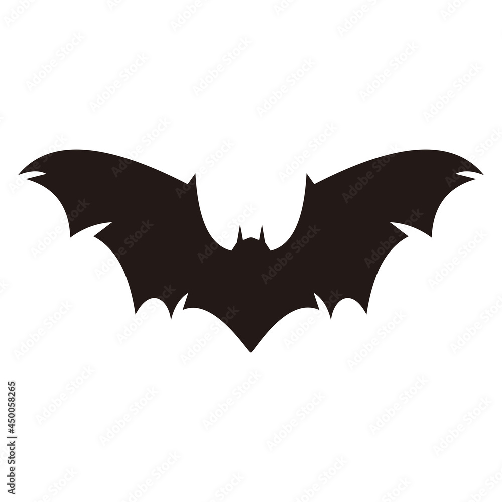 Bat icon vector logo template