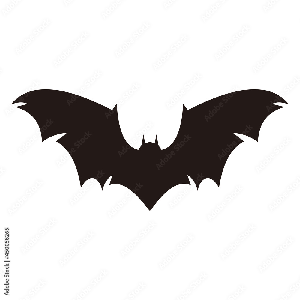 Bat icon vector logo template Bat icon vector logo template