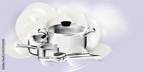 aluminum, background, ceramic, circle, clean, clear, cook, cooker, cooking, cookware, cover, crockery, design, dish, dishware, domestic, empty, equipment, food, handle, illustration, isolated, kitchen
