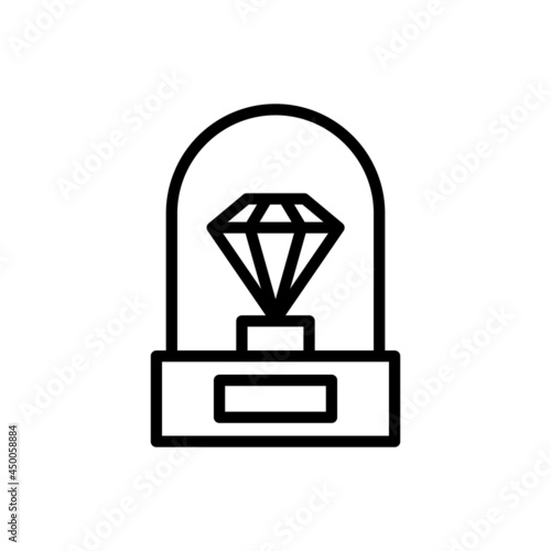 Jewel icon vector set. jewelry illustration sign collection. bijouterie symbol or logo.