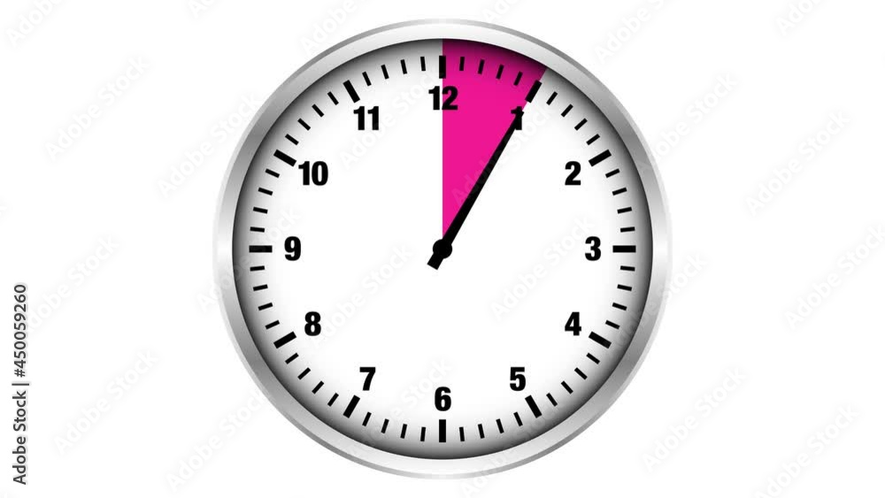 Video Silberne Stoppuhr 60 Sekunden/Minuten Pink Video Silberne Stoppuhr 60 Sekunden/Minuten Pink