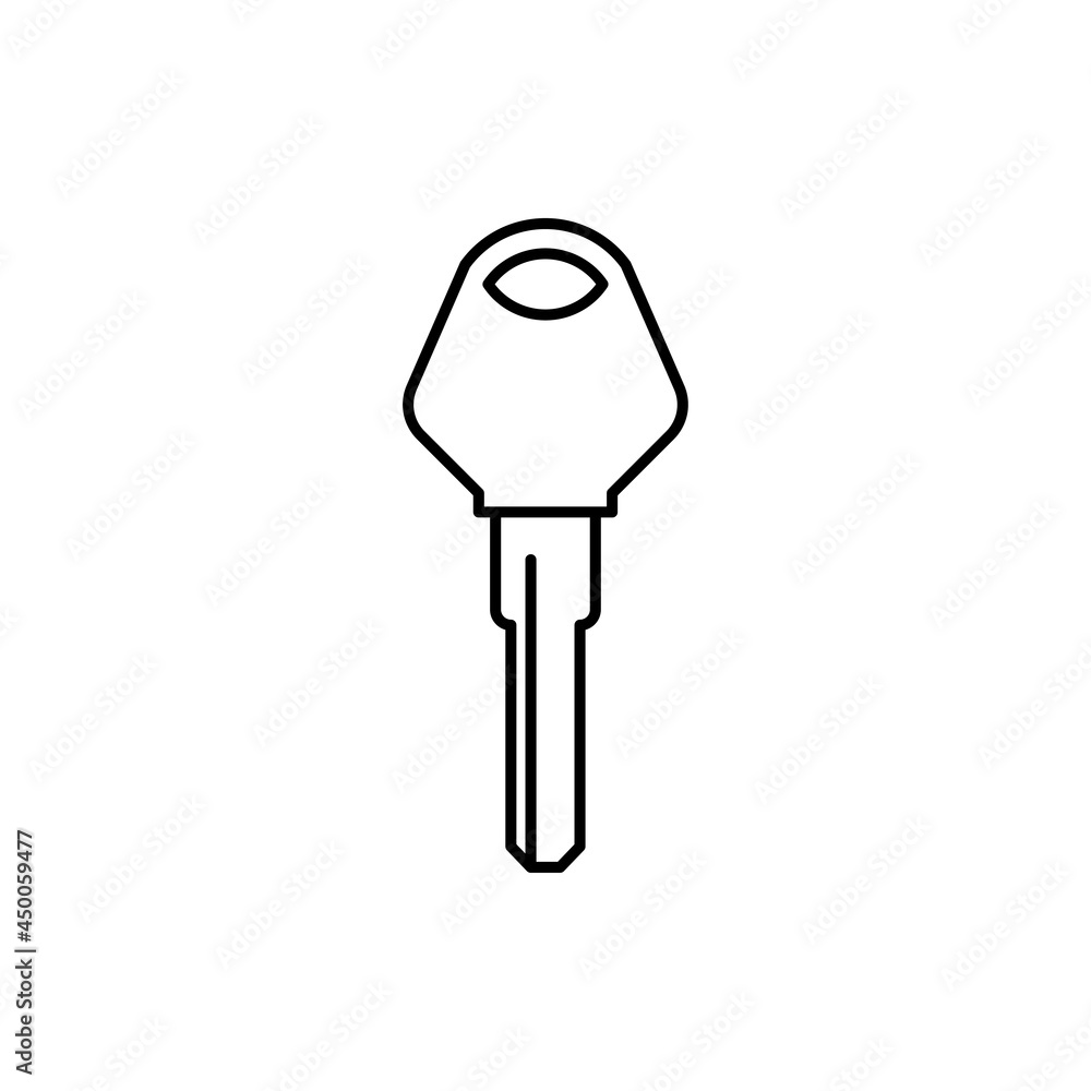 Motorcycle key icon, Simple key design, Vector illustration eps.10 Motorcycle key icon, Simple key design, Vector illustration eps.10