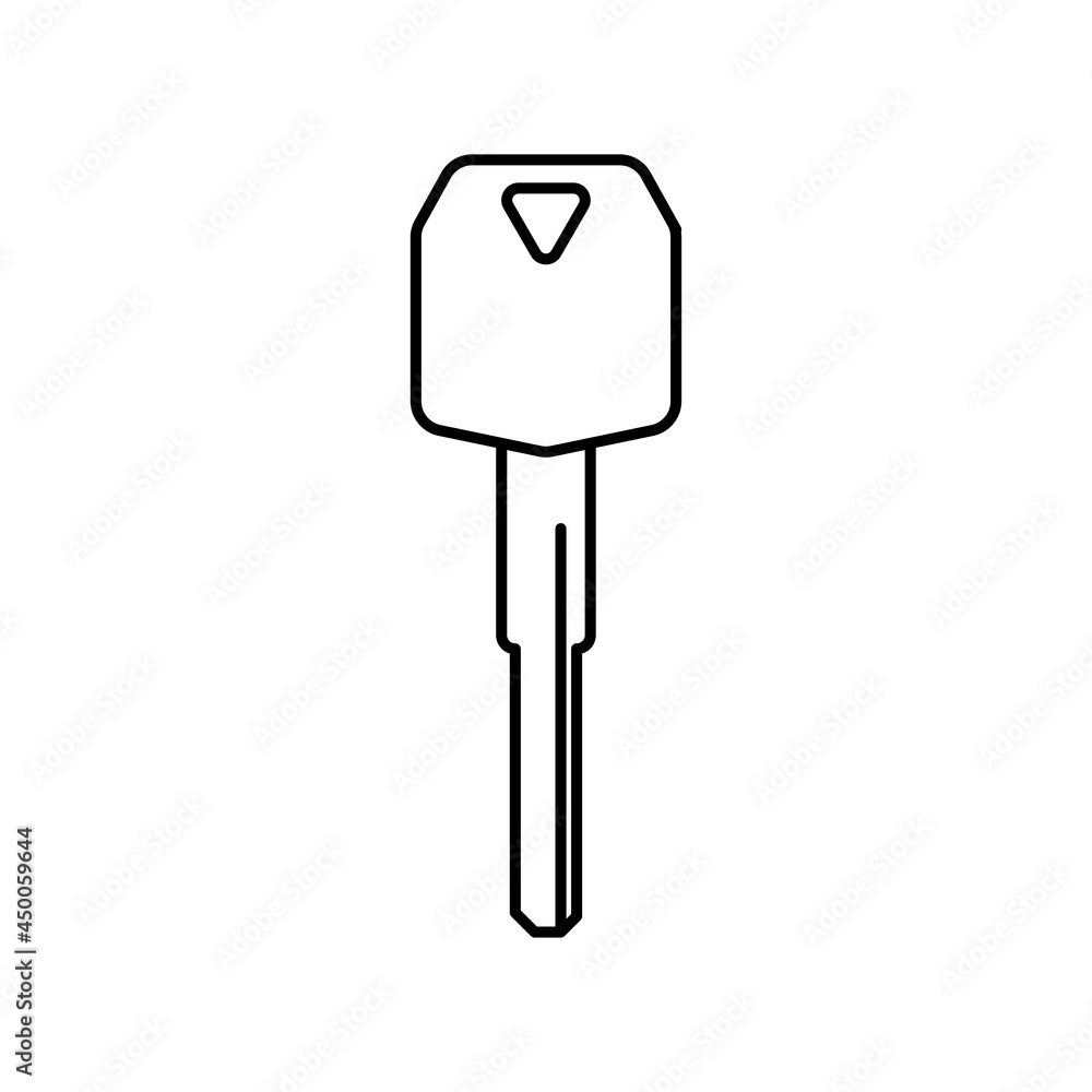 Motorcycle key icon, Simple key design, Vector illustration eps.10 Motorcycle key icon, Simple key design, Vector illustration eps.10