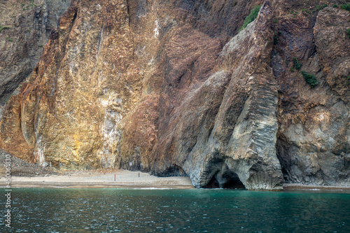 rocks over the sea