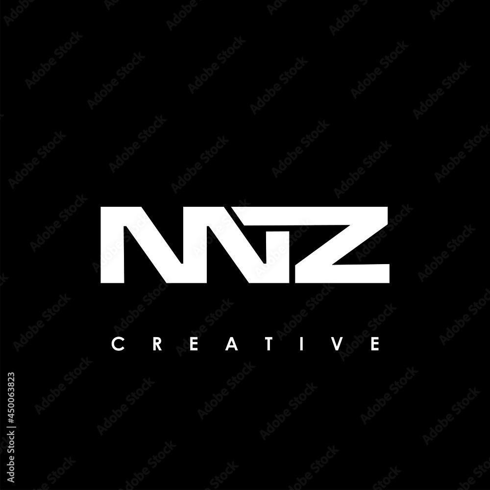 NNZ Letter Initial Logo Design Template Vector Illustration