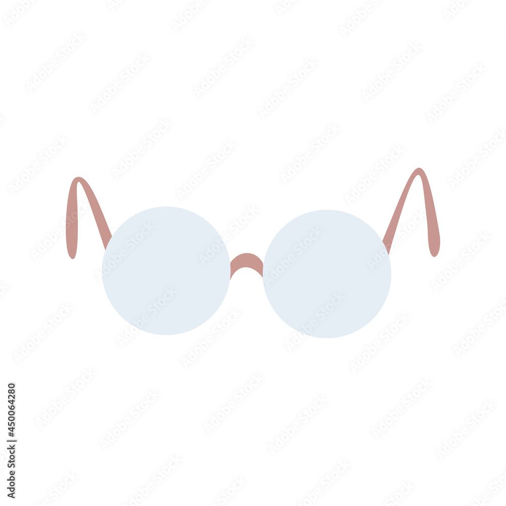 Glasses Icon. Vector illustration. Elements for design. Glasses icon on a white background. Glasses Icon. Vector illustration. Elements for design. Glasses icon on a white background.
