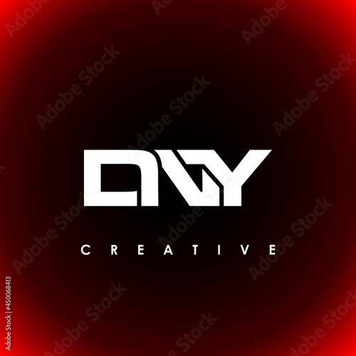 DNY Letter Initial Logo Design Template Vector Illustration