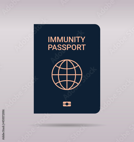 global immunity passport risk free covid-19 re-infection pcr certificate coronavirus immunity concept