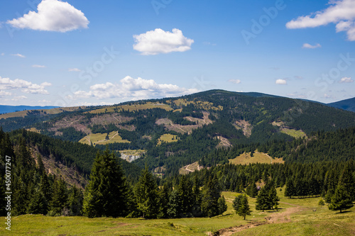 Landscape of Hasmas Mountains  Romania
