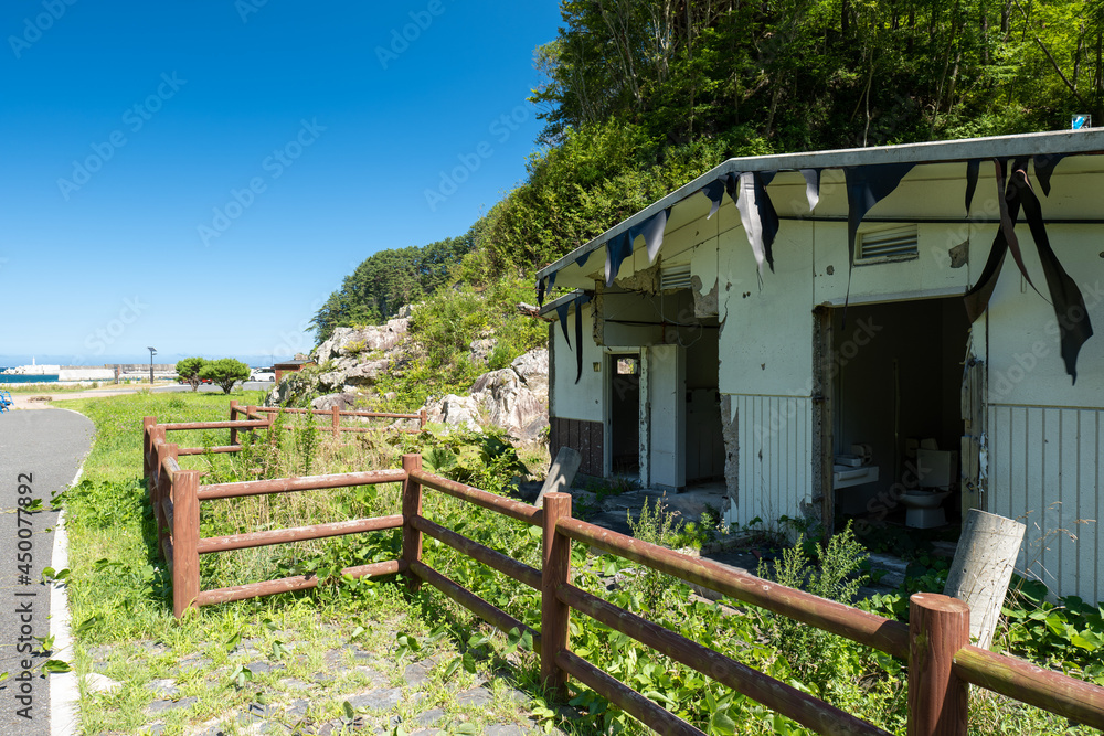 Fototapeta premium 震災メモリアルパーク 中の浜 岩手県宮古市