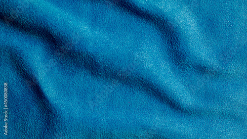 crinkled blue cloth for background