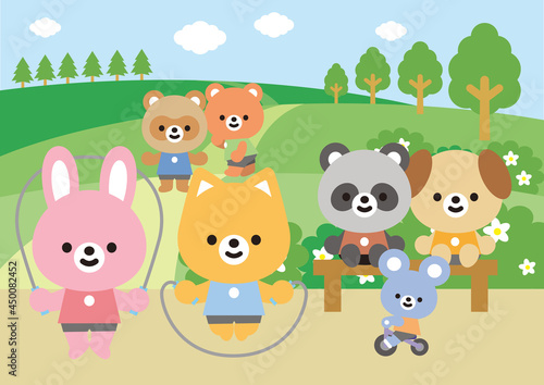 アニマルミックスなわとび