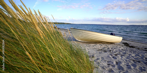 Danish Beach with Boat