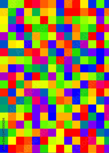 Color Pixels Cloud Abstract Computational Generative Art background illustration © vector_master
