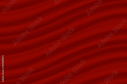 Red Curtain Pattenr Background. Vector Illustratoin