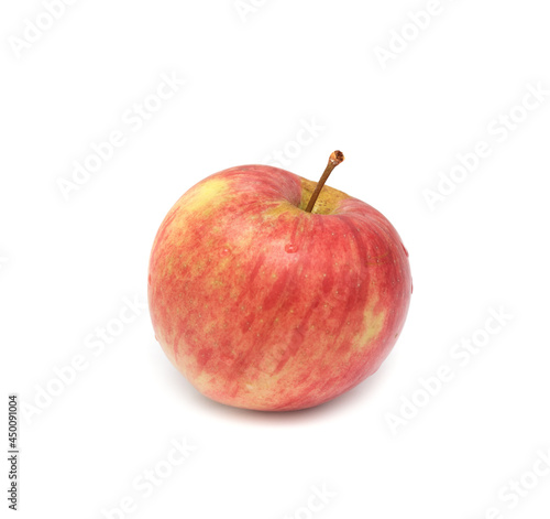 Ripe apple isolated on a white background.