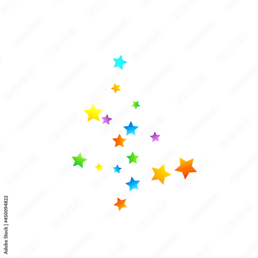 Rainbow Festive Confetti. Carnival Star Falling. Rainbow Festive Confetti. Carnival Star Falling.
