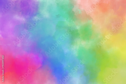 Colorful watercolor background (concept of diversity)