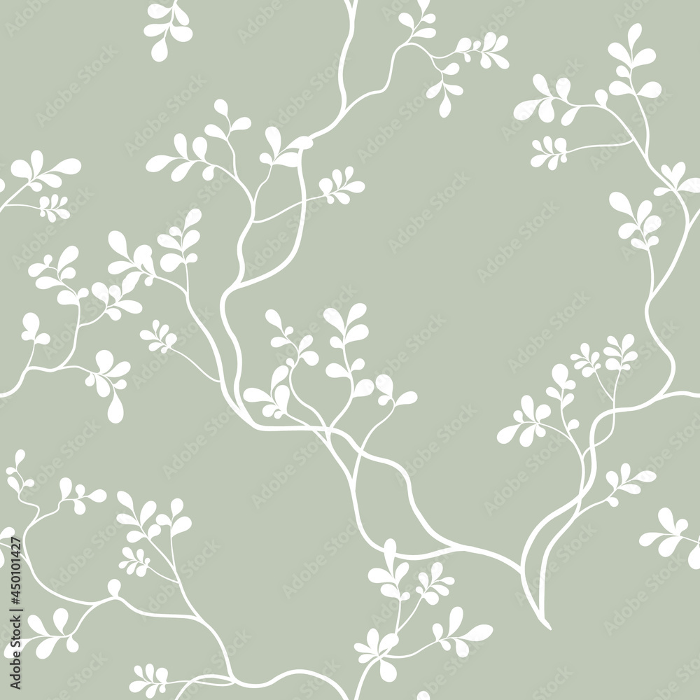 seamless pattern of branches and leaves seamless pattern of branches and leaves