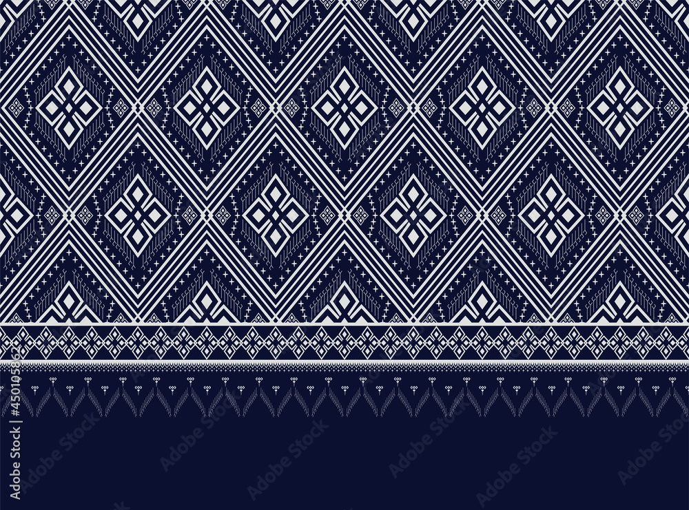 Geometric ethnic pattern embroidery design for background or wallpaper and clothing,skirt,carpet,wallpaper,clothing,wrapping,Batik,fabric,clothes, with dark blue triangle Vector, illustration.eps
Geometric ethnic pattern embroidery design for background or wallpaper and clothing,skirt,carpet,wallpaper,clothing,wrapping,Batik,fabric,clothes, with dark blue triangle Vector, illustration.eps