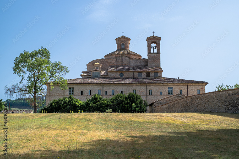 Convent Church of Saint John the Baptist at the Ducal Barco -Hunting lodge-, Urbania, Pesaro and Urbino province, Marche, Italy