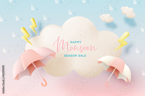 Monsoon season banner sale