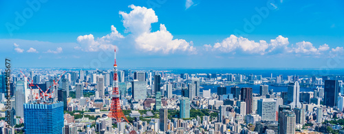 Summer Landscape in Tokyo, Japan