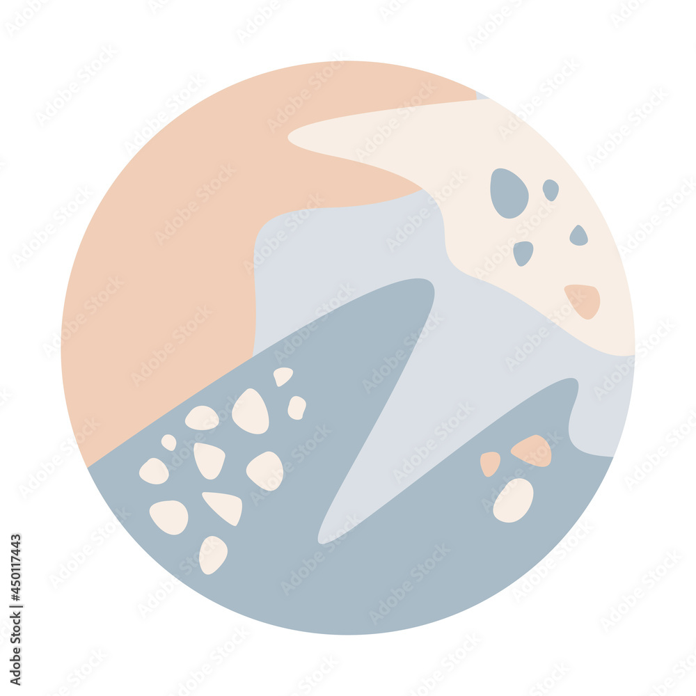 boho minimalist round circle symbol abstract shape icon for t shirt print or poster design. boho minimalist round circle symbol abstract shape icon for t shirt print or poster design.