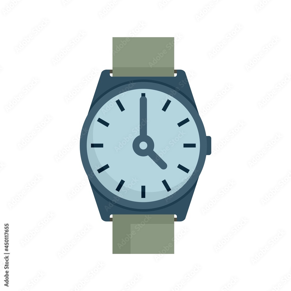 Hand watch repair icon flat isolated vector Hand watch repair icon flat isolated vector