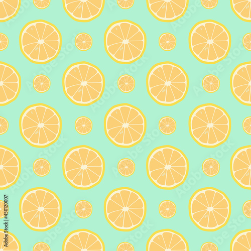 Fresh lemons background. Hand drawn overlapping backdrop. Colorful wallpaper vector. Seamless pattern with fresh fruits collection. Decorative illustration, good for printing