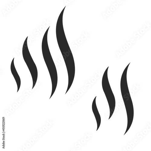 Smoke puff vector icon set. Smoke shape vector sign