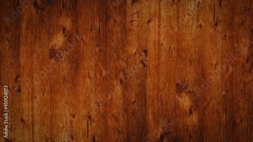 Old brown rustic dark grunge wooden timber wall table texture - wood background