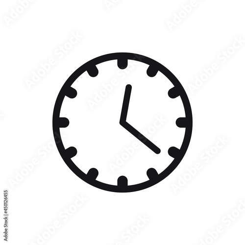 Часы вектор. Clock vector. Element for your design. White background.