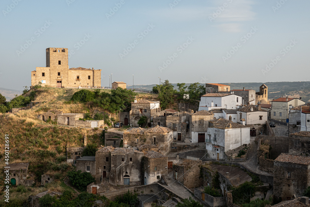 Grottole, Matera, Basilicata, Italy: landscape of the old town