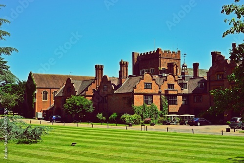 The main buildings at Hanbury Manor