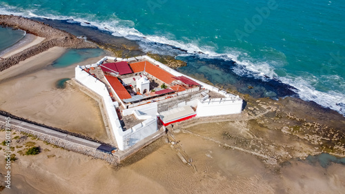 Fotografía Natal, Rio Grande do Norte, Brazil - March 12 2021: Aerial view of Forte dos Rei