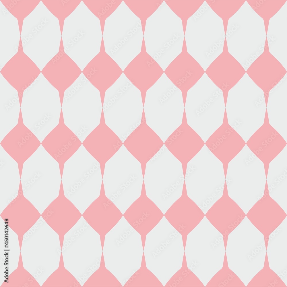 Tile vector pattern with grey, pink and white background wallpaper Tile vector pattern with grey, pink and white background wallpaper