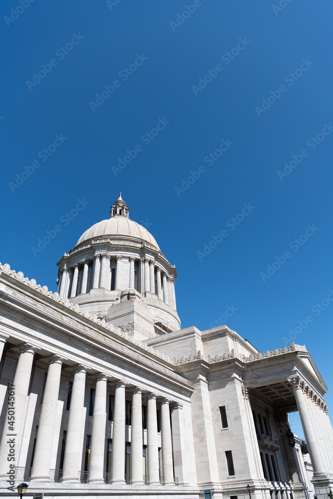 Washington State Capitol or Legislative Building in Olympia. home of government