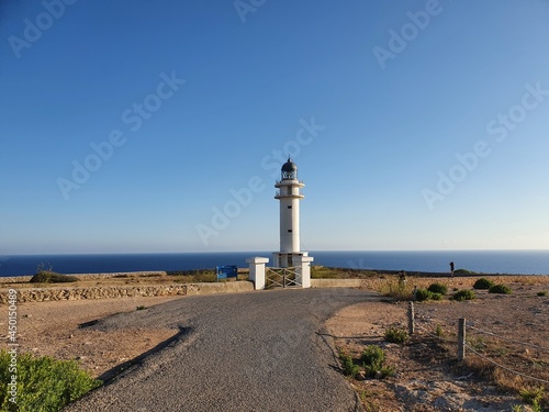 Barbaria Lighthouse in Formentera, Spain