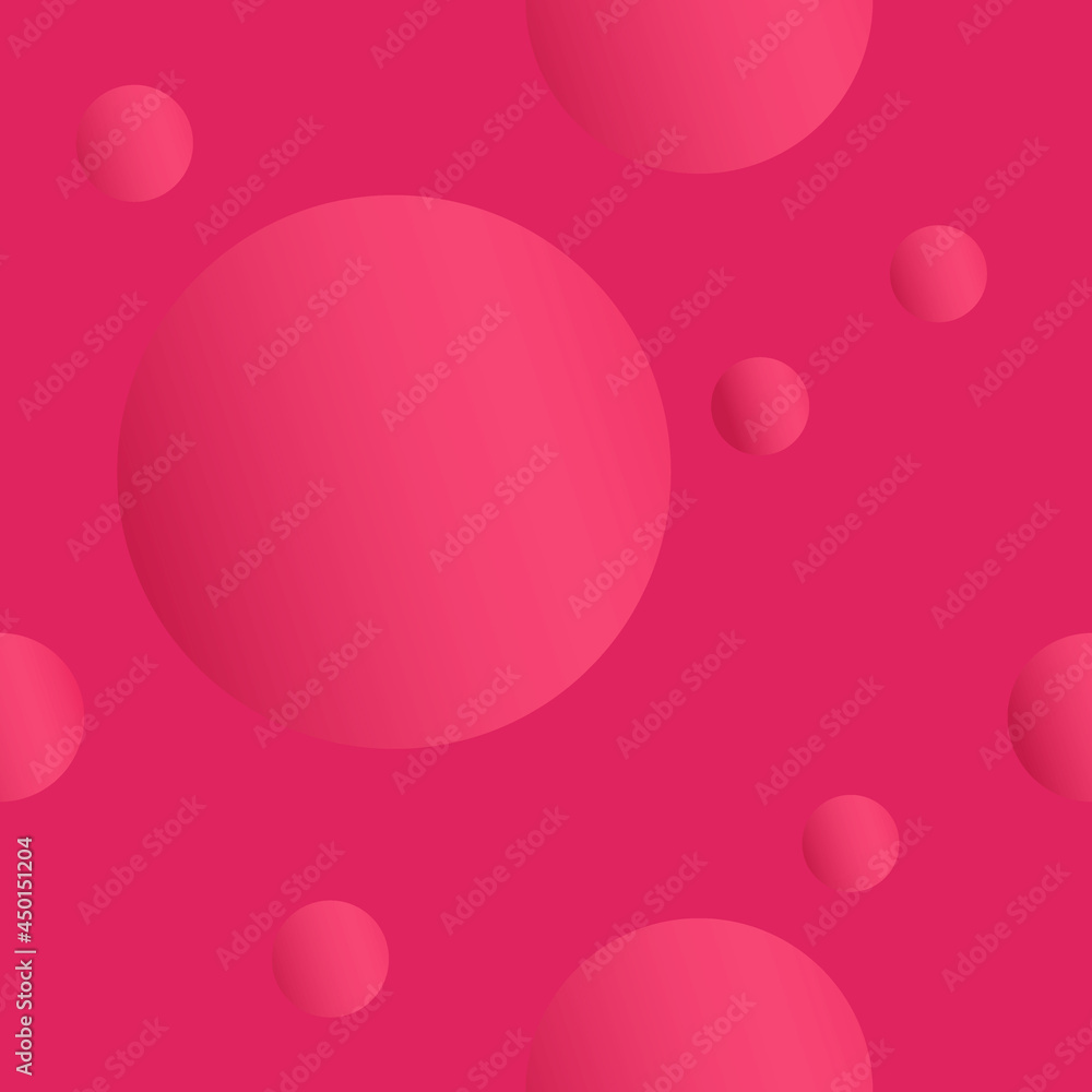 Colorful circle sphere buble seamless texture pattern illustration.