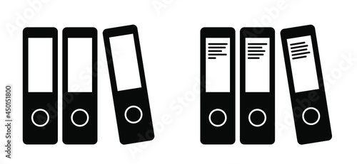Archiving, ring binders. Paper binder icon or logo. Administration, archive document data office. Cartoon drawing office clip binder clamp. Attached, attach, page. Vector business or school binding co