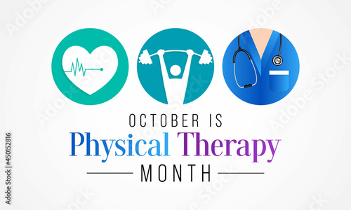 Physical therapy month is observed every year in October, also known as physiotherapy, is one of the healthcare professions provided by physical therapists who promote, maintain, or restore health.