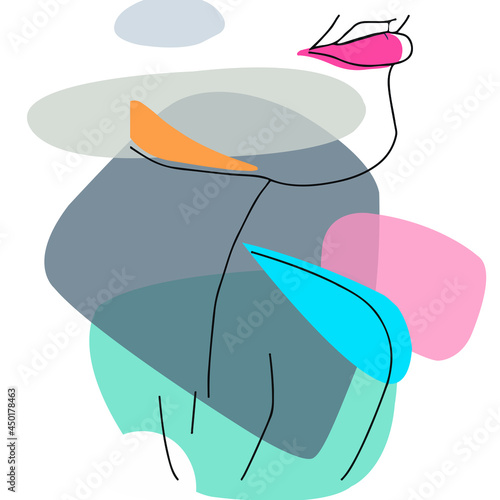 mujer colores, tranquilidad, belleza, sueños, 