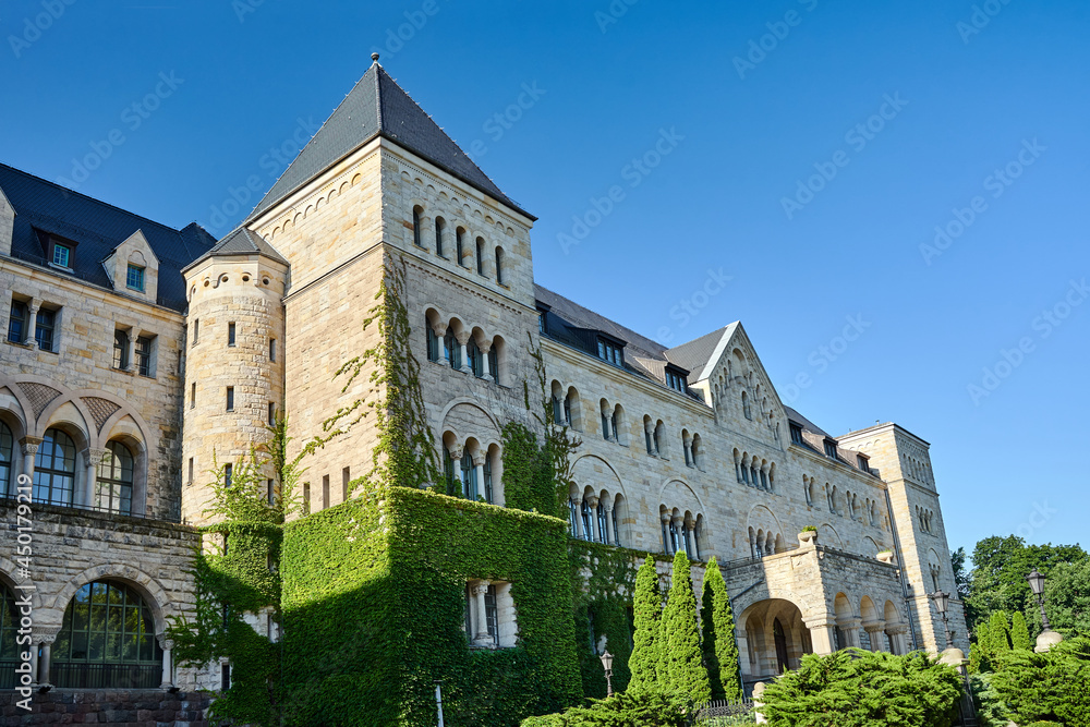 Historic building with towers of Stone Imperial castle