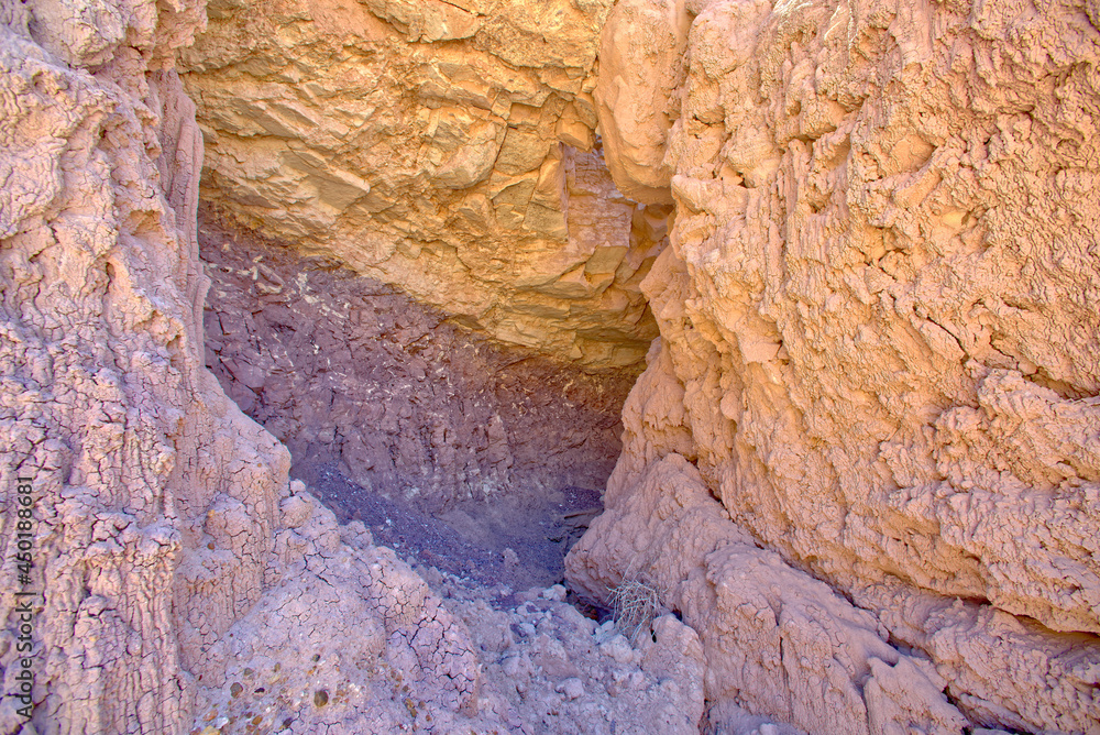 Red Basin Cave Entrance in Petrified Forest AZ Red Basin Cave Entrance in Petrified Forest AZ